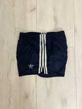 Adidas Vintage Made in WEST GERMANY Nylon Sprinter Running Shorts Navy Size D7 L