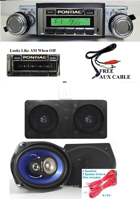 1978-1981 Firebird Radio + Stereo Dash Replacement Speaker + 6x9's 630