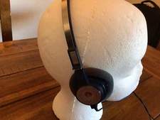 Vintage American West Airlines Audio Headphone Speakers 