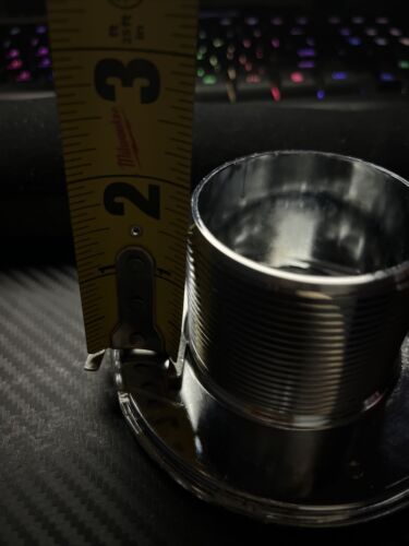 Shower Drain with Round 4-1/4 in. Stainless Steel Strainer - Picture 4 of 4