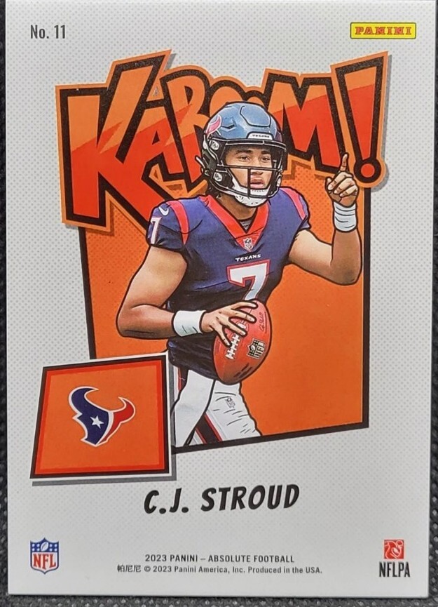 2023 Panini Absolute KABOOM SSP CASE HIT CJ Stroud RC Rookie