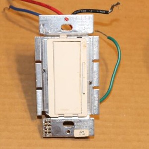 One Lutron RadioRA RA-AD-WH White Switch Radio RA  BK#61