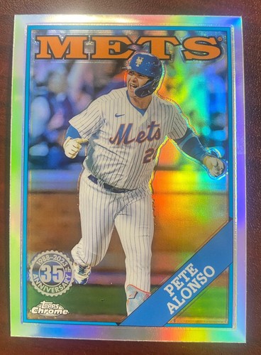 2023 Topps Chrome #88BC-6 Pete Alonso New York Mets Refractor