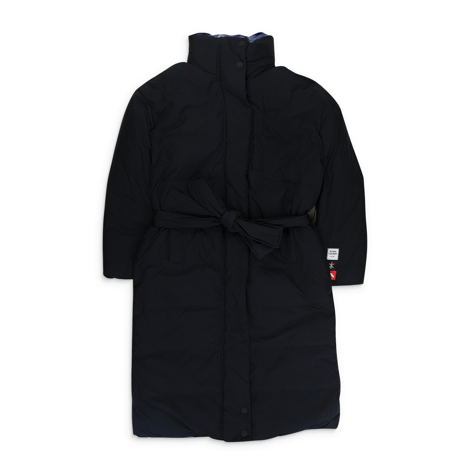 ДЛИННОЕ ПАЛЬТО NWT ANTA ЧЕРНОГО ЦВЕТА С РЕВЕРСИВНЫМ РИСУНКОМ, РАЗМЕР L , 220 ДОЛЛАРОВ США