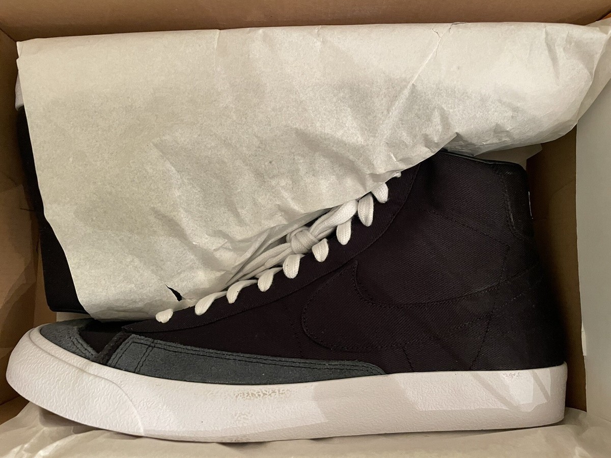 blazer mid 77 black canvas