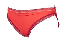 SG Slip donna mutanda CK CALVIN KLEIN elastico a vista con logo micrifibra artic