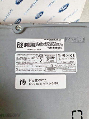 New Genuine Ford Focus Navigation Modul - Ford Part H87T14G371FAE FINIS 2117358 - Picture 4 of 5