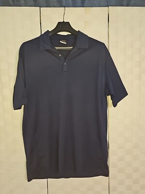Nike Golf Standard Dri Fit Men 3XL NAVY BLUE Polo Shirt Performance