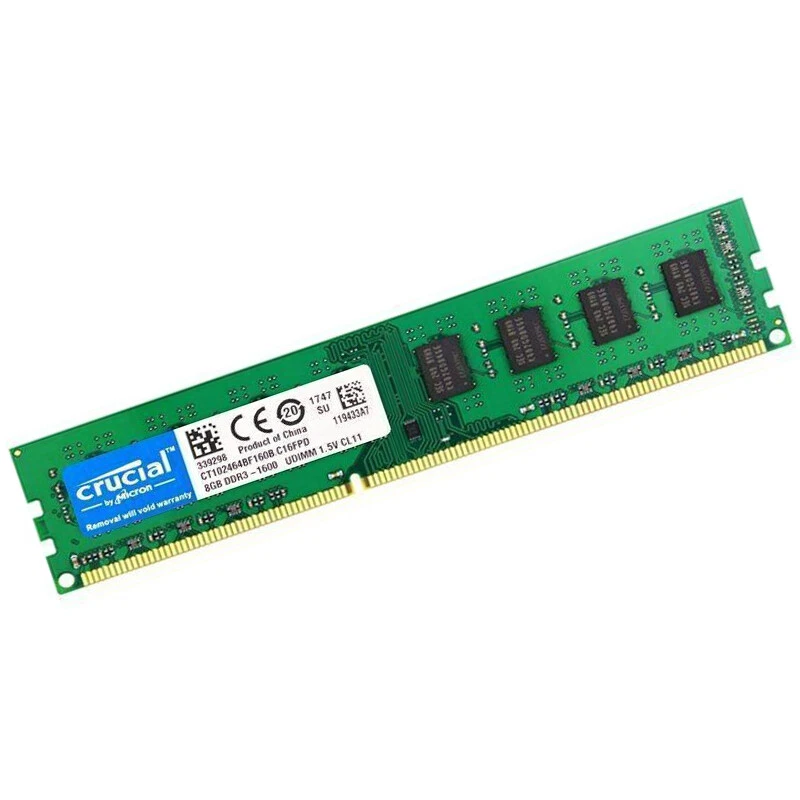 CRUCIAL DDR3 1600MHz 4x 8GB 32GB PC3-12800 Desktop Memory RAM 240pin DIMM 1.5V - Image 3 of 4