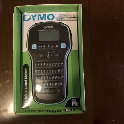 DYMO Label Manager 160E Portable Label Maker Easy Smart QWERTY Keys New Sealed