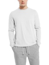 Image of Mens Lightweight Casual Premium Comfort Crew Neck Collar Long Sleeve T-Shirt