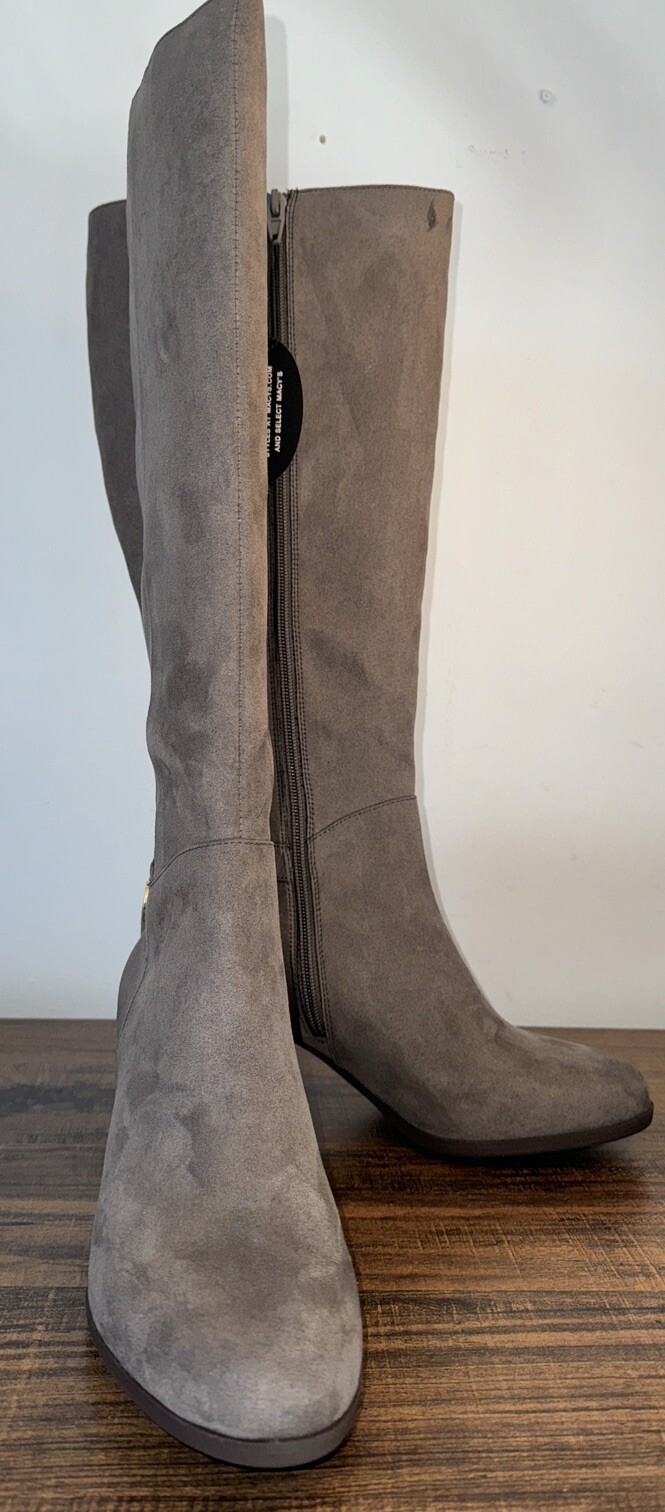 Botas hasta la rodilla Giani Bernini para mujer Adonnys de cuero MC 9,5 NUEVAS CON CAJA