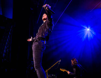 Dan Reynolds of Imagine Dragons at Meadow Brook Music Festival on - Old Photo 12