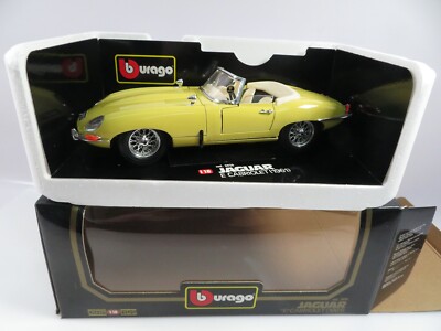 1:18 Bburago 3026 Jaguar E Cabriolet 1961 gelb #3919