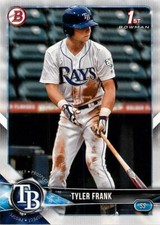2018 Bowman Draft #BD156 Tyler Frank RAYS