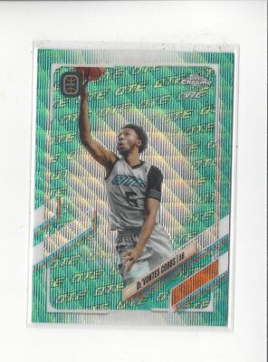2021-22 Topps Chrome Overtime Elite Aqua Refractor #62 De'Vontes Cobbs /199 