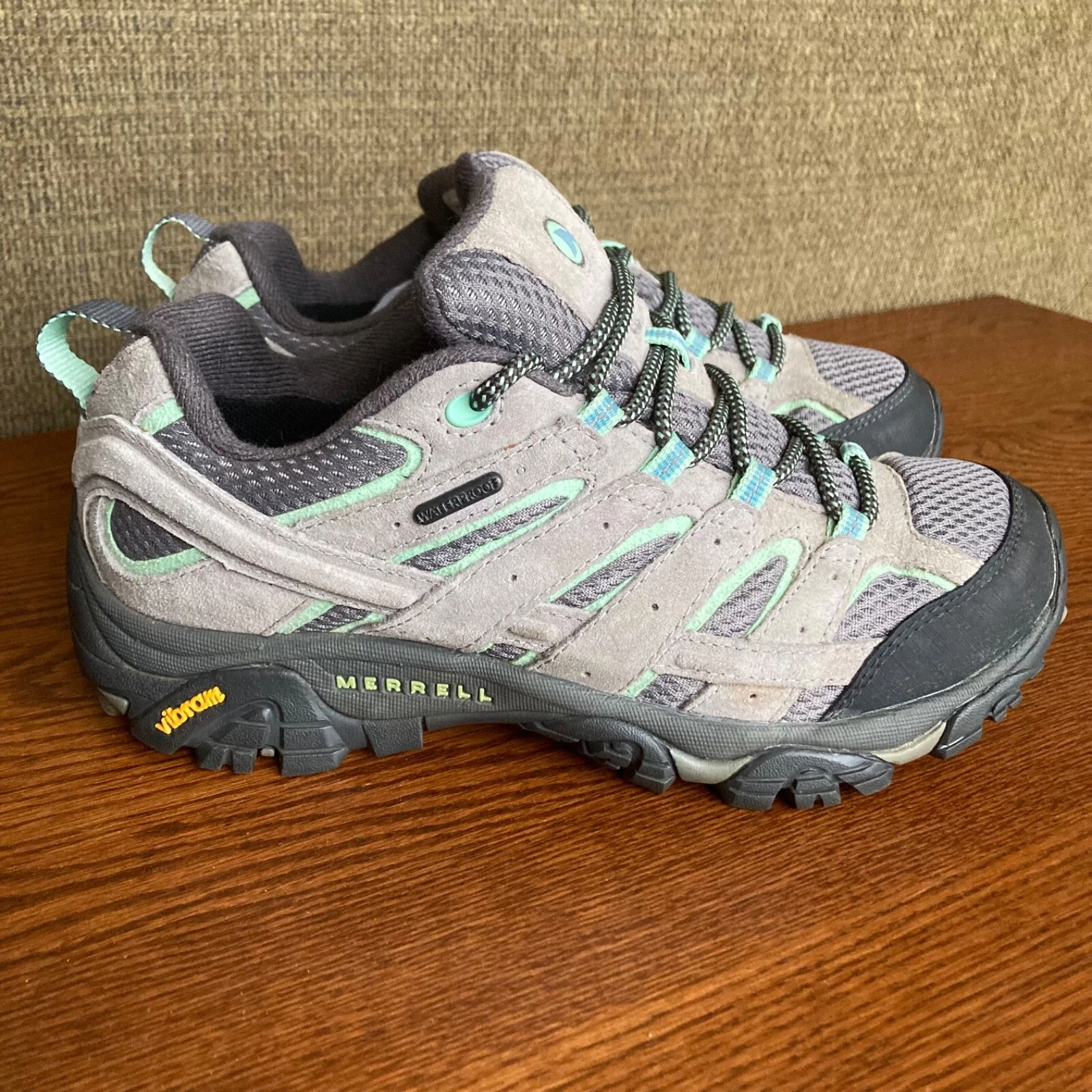 merrell moab hiking vibram gore tex waterproof boots
