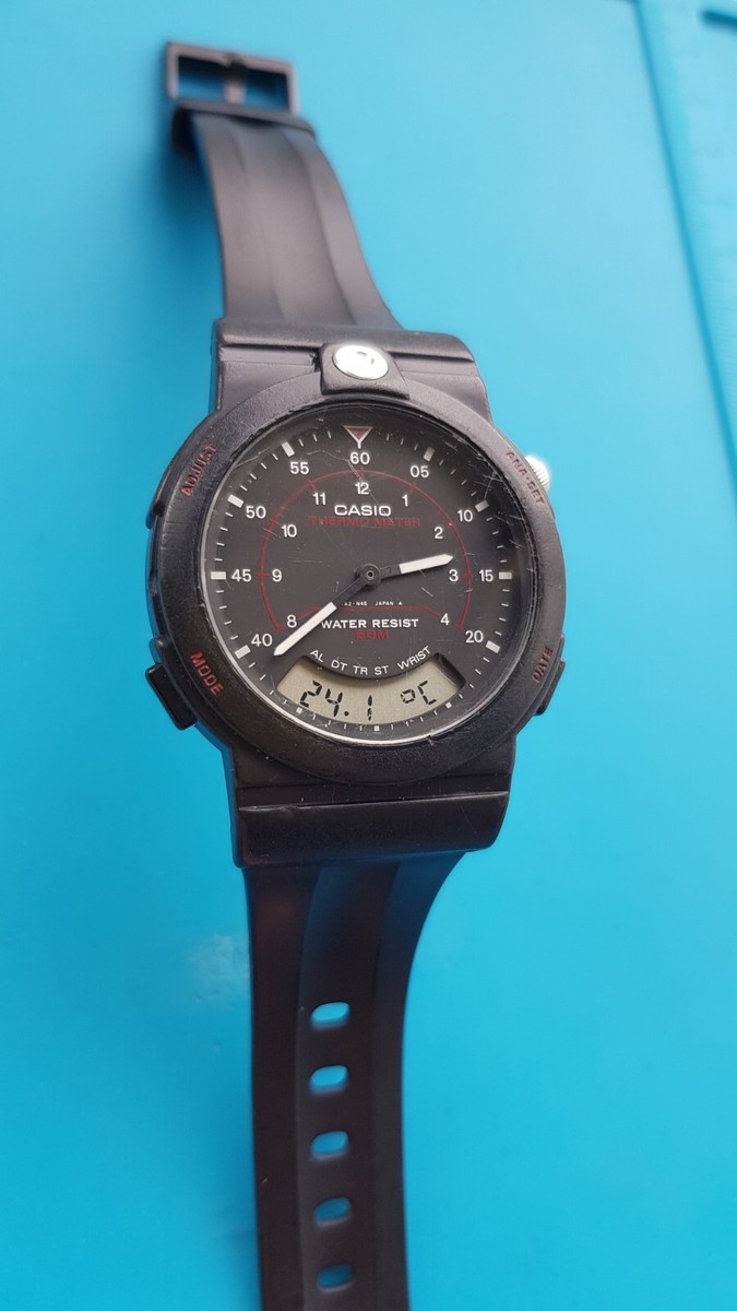 Ultra Rare Japan Casio AW 10 VINTAGE Watch Thermometer Module 378