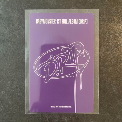 BABYMONSTER ASA DRIP POPUP Photocard PC Photo card Kpop Official