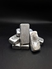 Lingots d'aluminium fabrication artisanale, coulés en France (1060g)