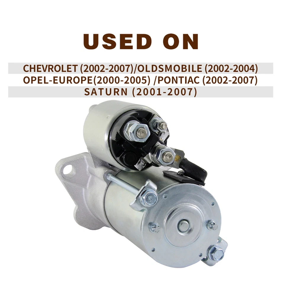 New Starter For Chevrolet Pontiac Solstice 2002-2007 Saturn 2001-2007 - Image 4 of 4