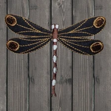 Dragonfly Embroidered Patch — Iron On