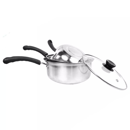 6 PCS Stainless Steel Saucepan Set Induction Cooking Pot Cooker Cookware Kitchen - Picture 10 of 18