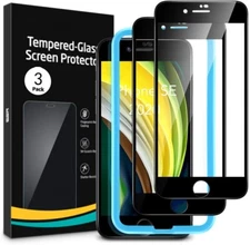 [4-Pack] Screen Protector For iPhone SE 2020 Full Coverage 9H Tempered Glass