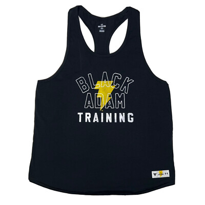 Project Rock Black Adam Under Armour Tank Shirt 1377756 001 Size 2XL XXL NWT
