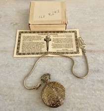 New Limited Edition Pocket Watch Commemorative Statue of Liberty Quartz 2" Wide