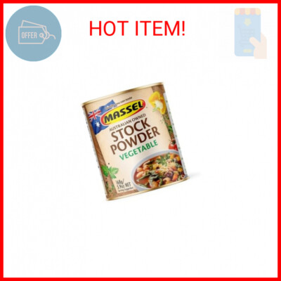 Massel Vegetable Bouillon Powder, Gluten Free, Low Fodmap Stock, Fat Free, MSG F