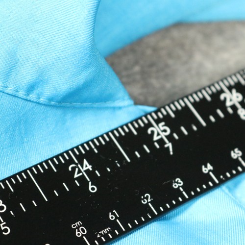 Vintage 80s Portrait Trenchcoat Lined Pockets Button Below the Knee Blue 10 - Picture 18 of 24