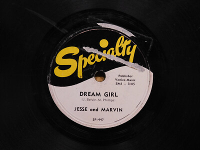 Jesse And Marvin RnB 78 Daddy Loves Baby bw Dream Girl on