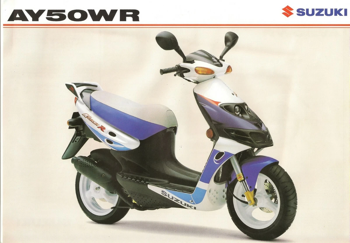 Suzuki AY50 GB Sales Brochure Katana AY50WR AY50WRX Katana R 1999