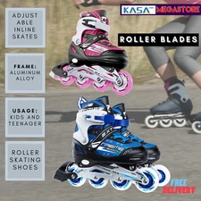 Kasa Roller Blades Kids & Teenager Adjustable Roller Skating Shoes Inline Skate