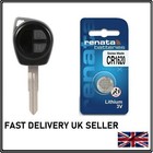 1X CAR KEY FOB BATTERY FOR SUZUKI SX4 VITARA AGILA SWIFT ALTO CR1620 BATTERIES