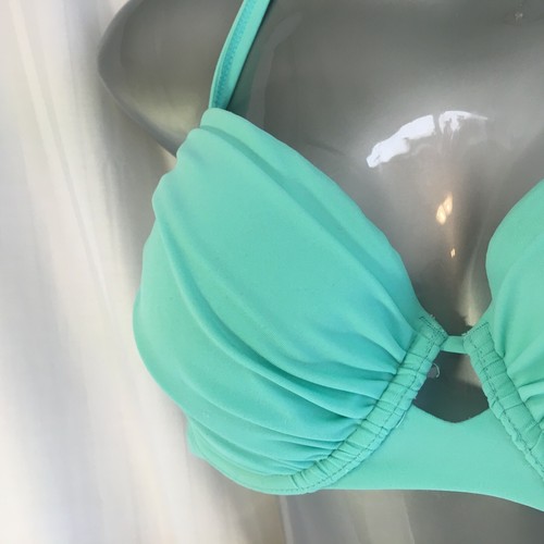 Victoria's Secret Bikini Aqua Blau Neckholder Push-Up leicht gepolstert 34C 307735-4R6 - Bild 7 von 12