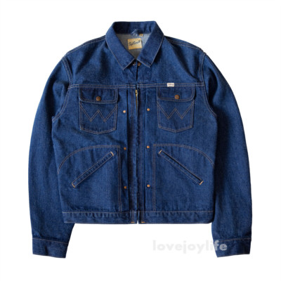 Red Tornado Dark Wash 24MJ Selvedge Denim Jacket 1960's Trucker Jean Outerwear