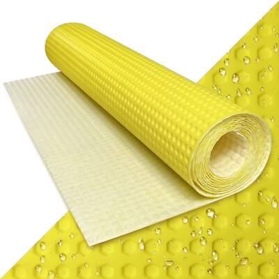 MAXKOSKO Uncoupling Membrane for Tile, 1/8''(3mm) Thick Waterproof underlayment