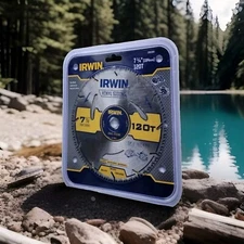 IRWIN Tools  Vinyl Siding Circular Saw Blade, 7 1/4-inch, 120T (21830ZR 8300 Rpm