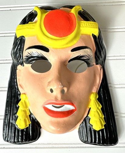Ben Cooper Super Hero Costume Isis Childs L Mask Only 12-14 Vtg