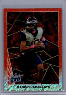 Madden Iamaleava 2024 Leaf Football 1/1 Pre Production Proof