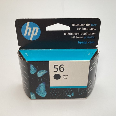#ad HP 56 C6656AN Black Original Ink Cartridge Factory Sealed Warranty NOV 2026 $22.31