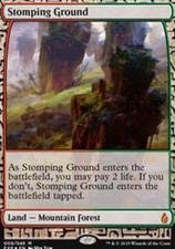 Stomping Ground -Foil Near Mint MTG Zendikar Expeditions