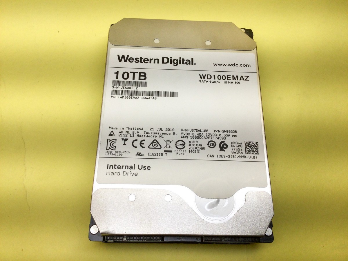 内蔵型ハードディスクドライブ WESTERN DIGITAL HDD 10TB WD100EZAZ Western Digital 10TB WD100EZAZ 内蔵型 HDD Amazon.com: Western