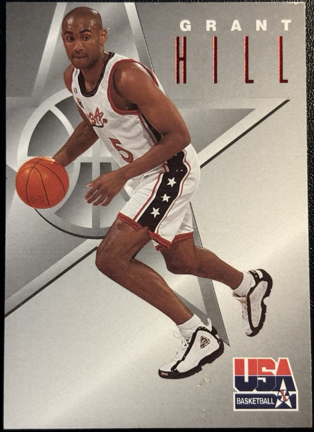 1996 SkyBox USA Texaco Grant Hill #3 USA Basketball Card! A18