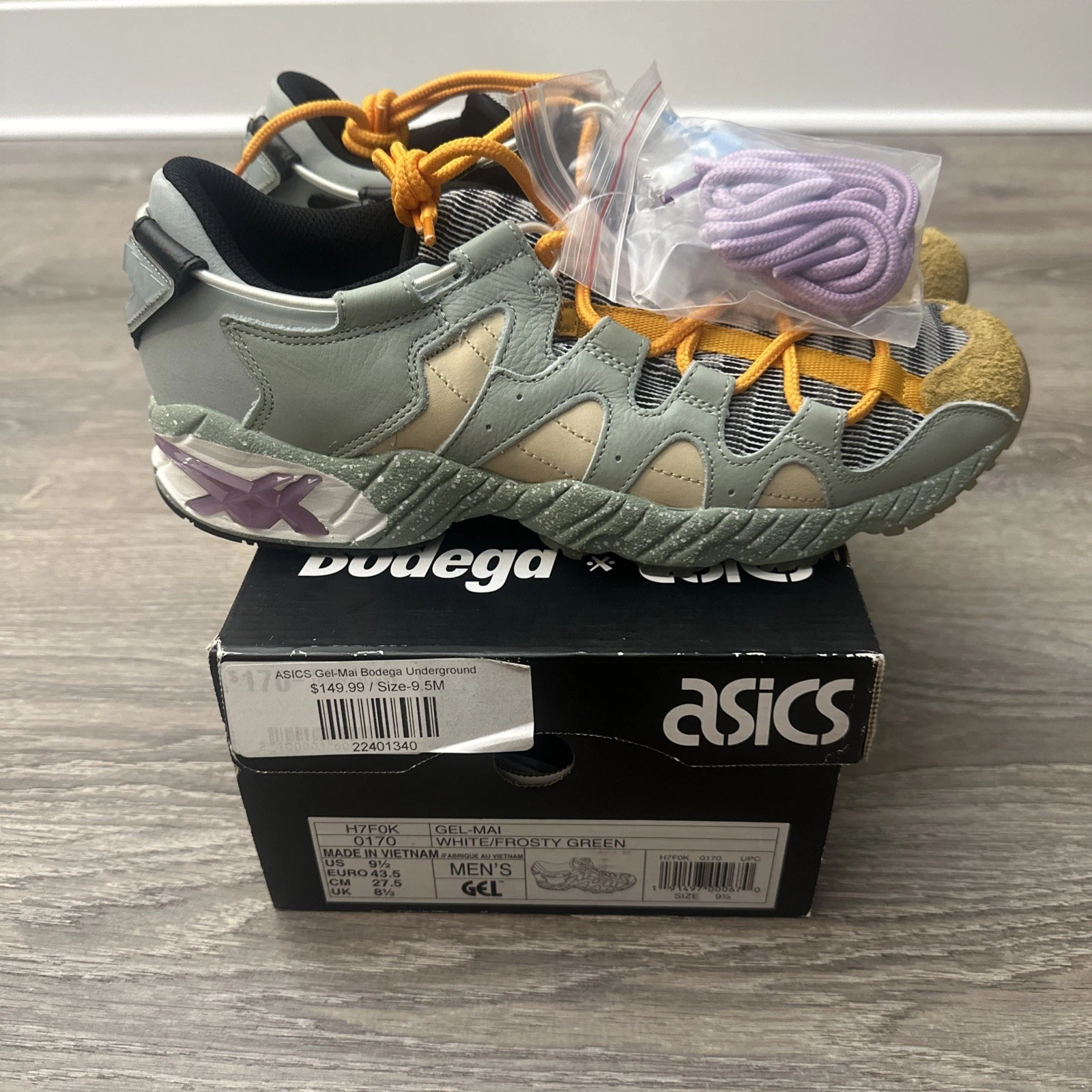 Taglia 9 5 ASICS Bodega x Gel Mai Underground