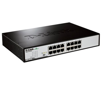 D-Link 16-Port Gigabit Desktop/Rackmount Ethernet Switch- 16x 10/100/1000Base-T