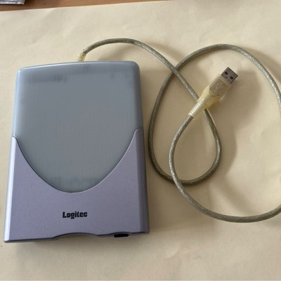 Logitec Externes USB-Diskettenlaufwerk Grau zum Lesen und Schreiben