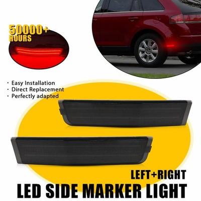 2X For Lincoln MKX 2007-2010 Rear Red LED Side Marker Lights Lamps 7A1Z15A201A M